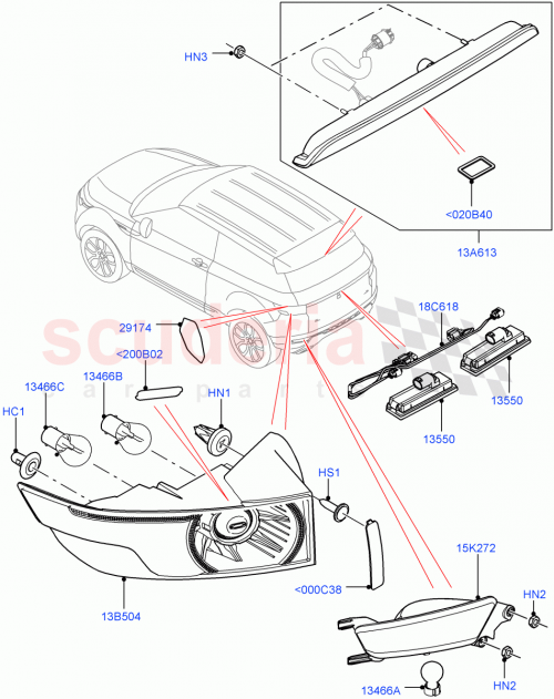 Part Diagram for Land Rover LR116207