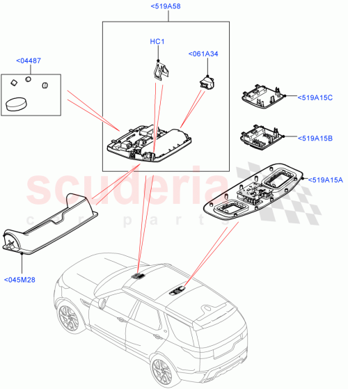 Part Diagram for Land Rover LR117380