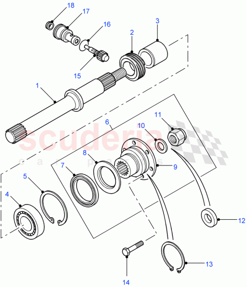 Part Diagram for Land Rover FRC3310