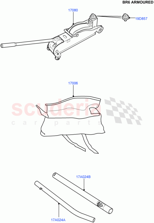 Part Diagram for Land Rover KAJ500020