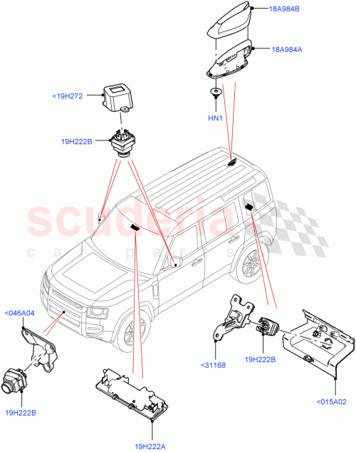 Part Diagram for Land Rover LR129729