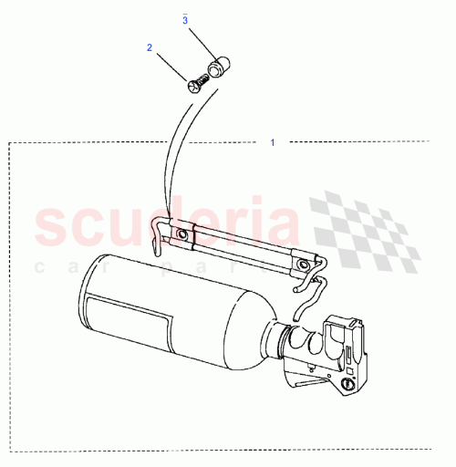 Part Diagram for Land Rover STC8529AA