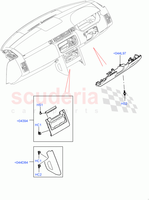 Part Diagram for Land Rover LR109214