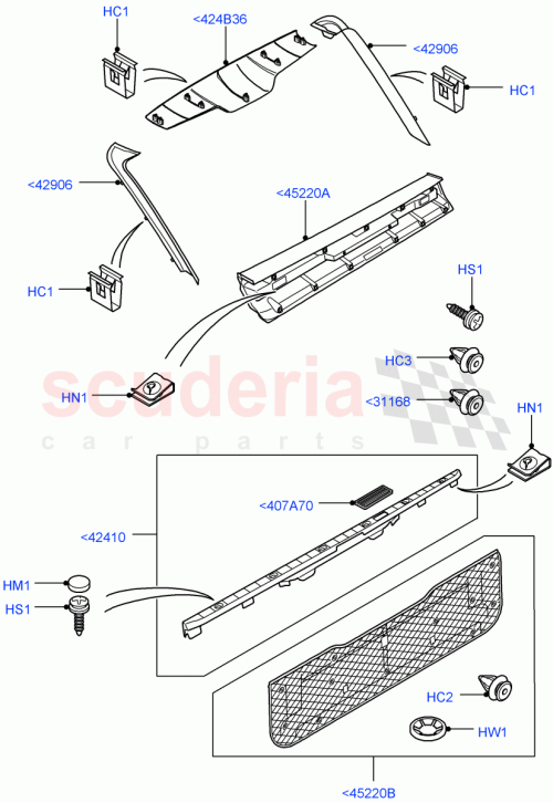 Part Diagram for Land Rover EQT000144NUG