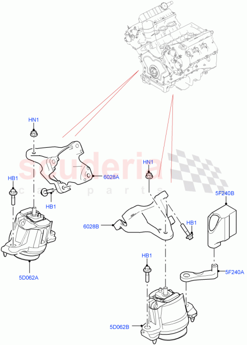Part Diagram for Land Rover LR116927