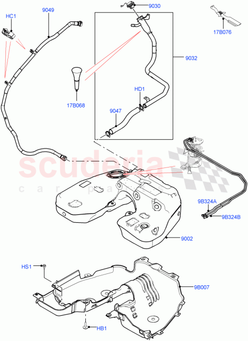Part Diagram for Land Rover LR125889