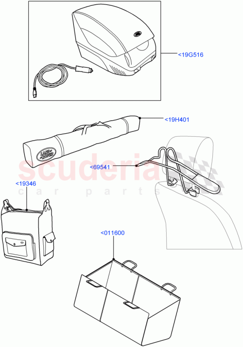 Part Diagram for Land Rover VPLVS0176