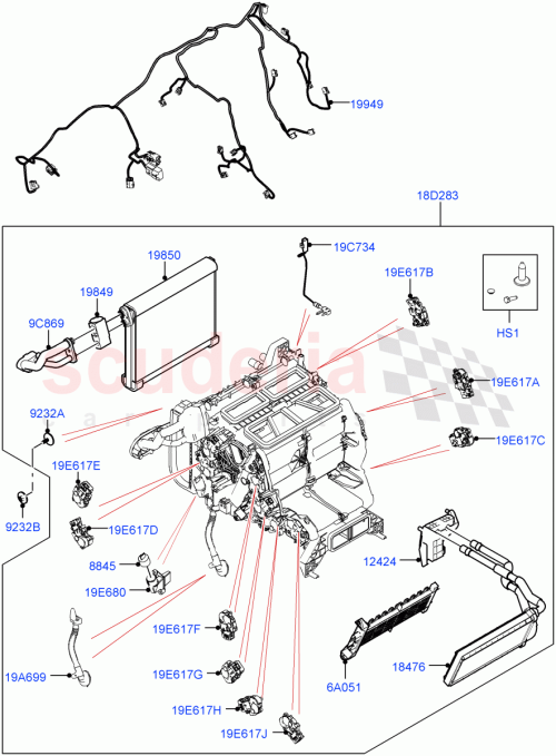 Part Diagram for Land Rover LR143142