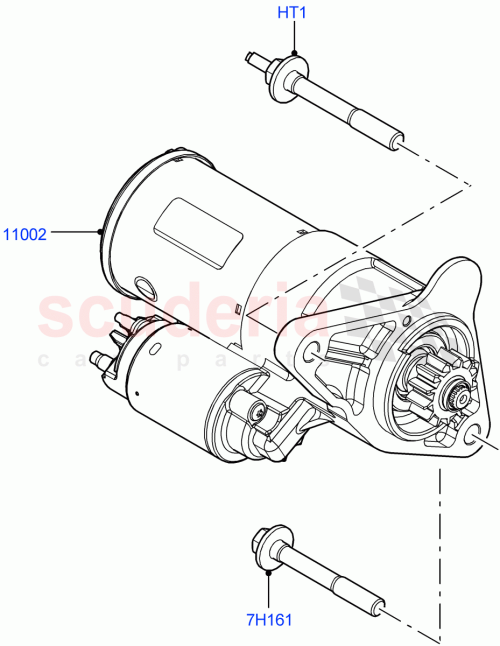 Part Diagram for Land Rover LR140110