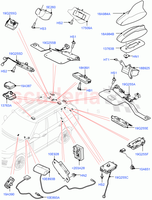 Part Diagram for Land Rover LR037999
