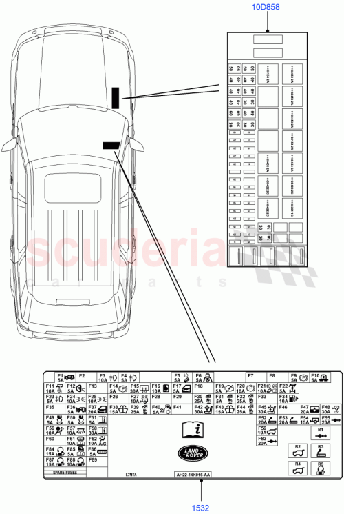 Part Diagram for Land Rover LR010070