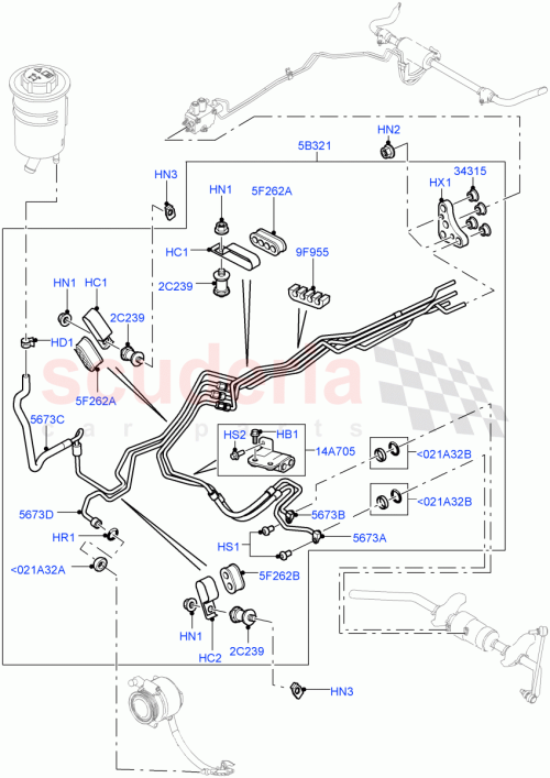 Part Diagram for Land Rover LR015145