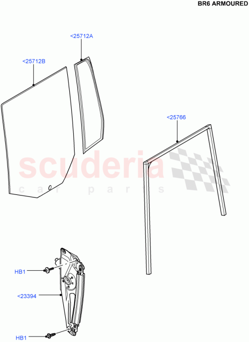 Part Diagram for Land Rover CGE500280