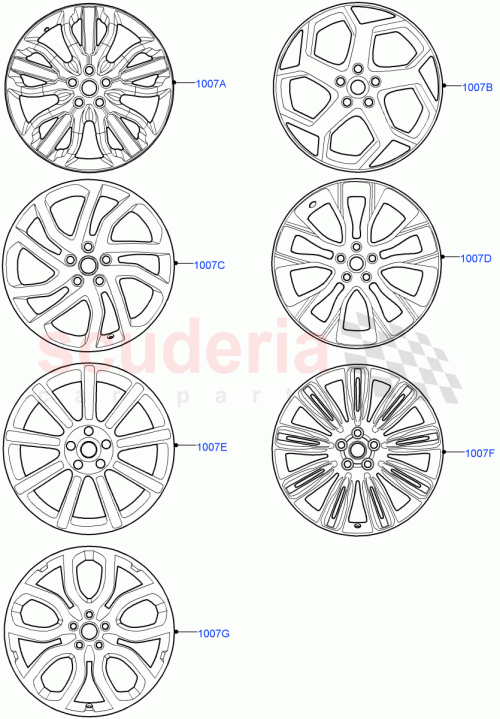 Part Diagram for Land Rover LR099135