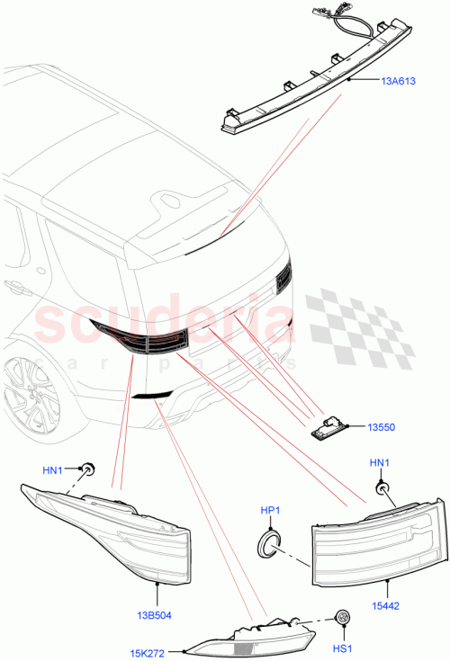 Part Diagram for Land Rover LR144099