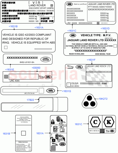 Part Diagram for Land Rover LR067248