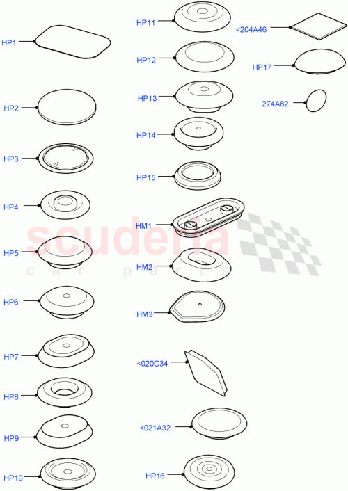 Part Diagram for Land Rover LR005311