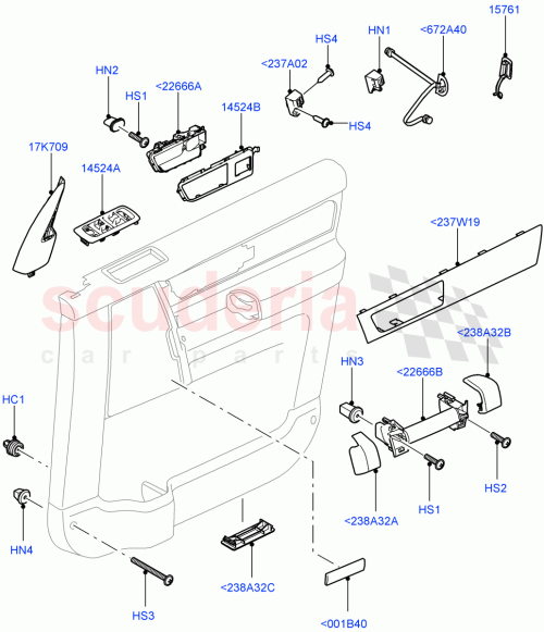 Part Diagram for Land Rover LR061711
