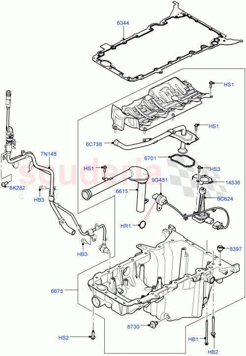 Part Diagram for Land Rover LR082698