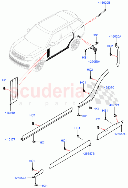 Part Diagram for Land Rover LR154765