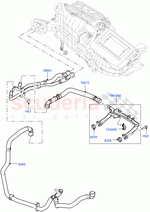 Part Diagram for Land Rover LR110260