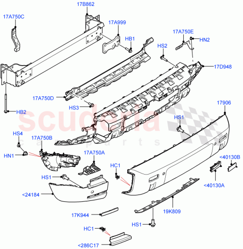 Part Diagram for Land Rover LR133563