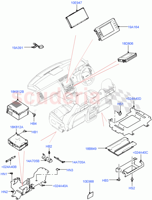Part Diagram for Land Rover LR090585