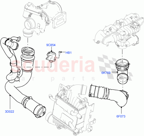 Part Diagram for Land Rover LR126184