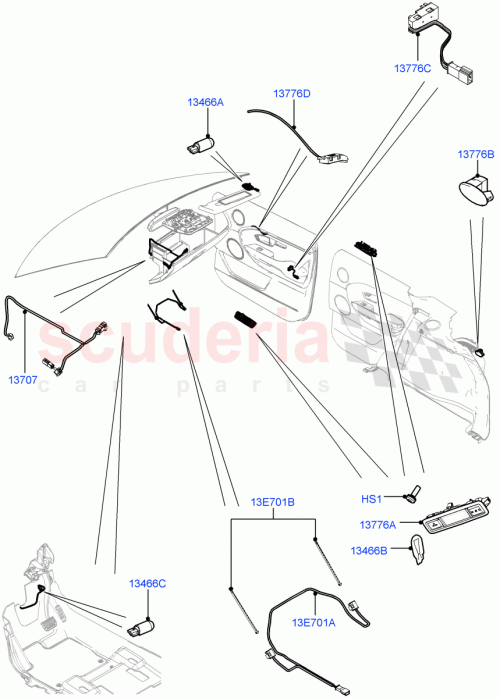 Part Diagram for Land Rover LR070997