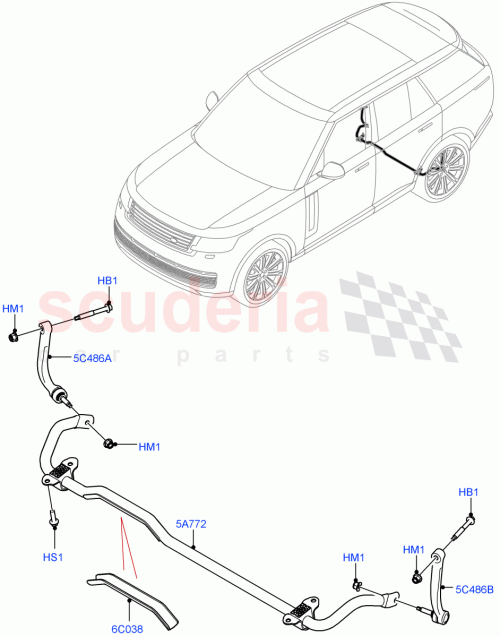 Part Diagram for Land Rover LR171784