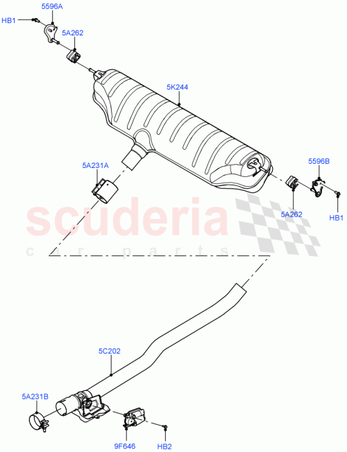 Part Diagram for Land Rover LR143253