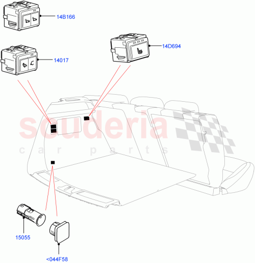 Part Diagram for Land Rover LR141283