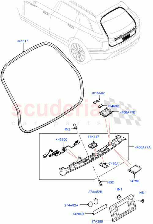 Part Diagram for Land Rover LR092606