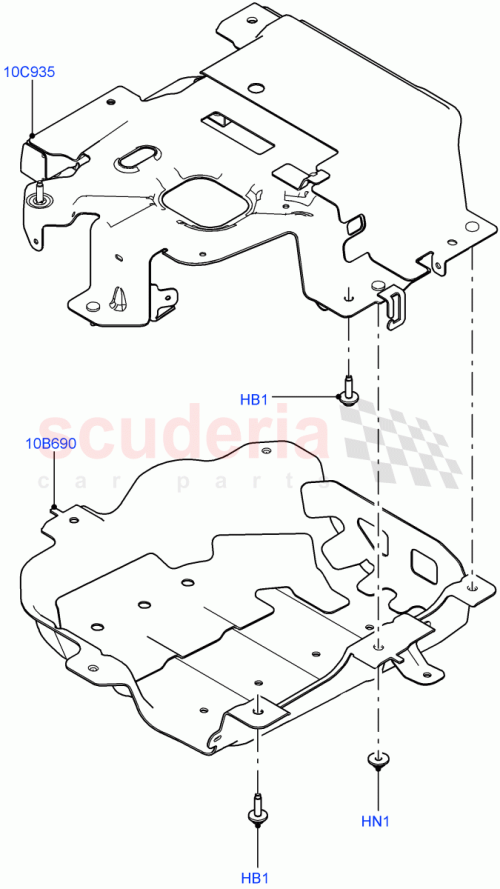 Part Diagram for Land Rover LR101874