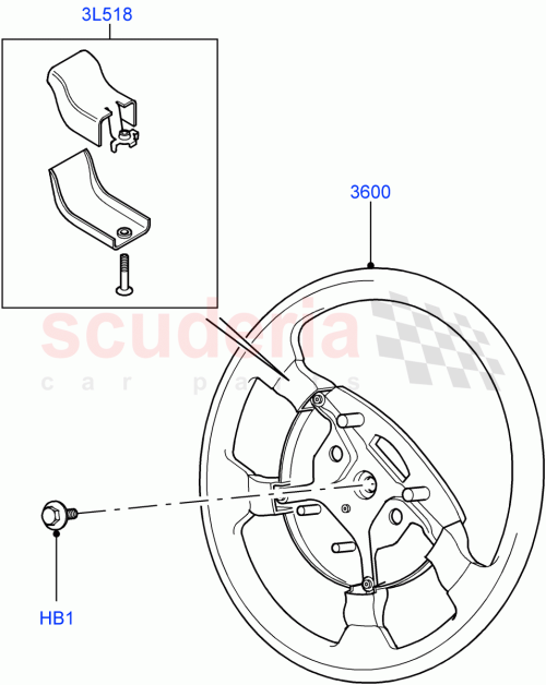 Part Diagram for Land Rover LR018364
