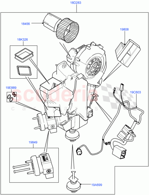 Part Diagram for Land Rover LR138560