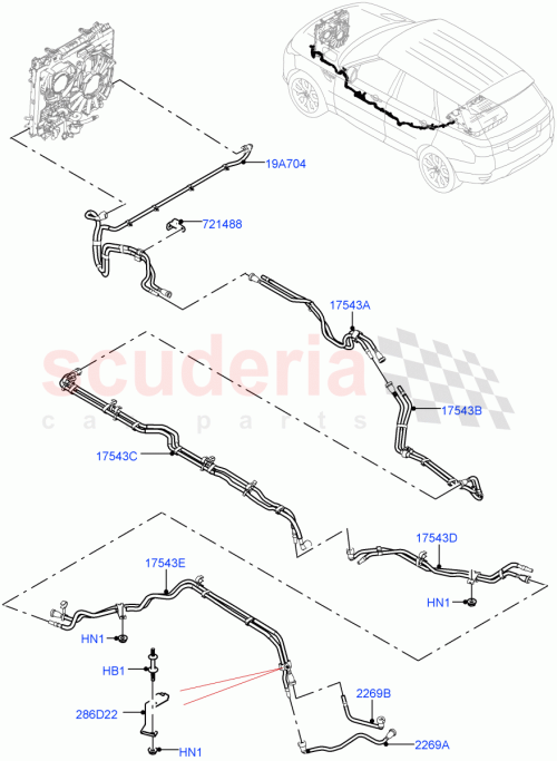 Part Diagram for Land Rover LR100970