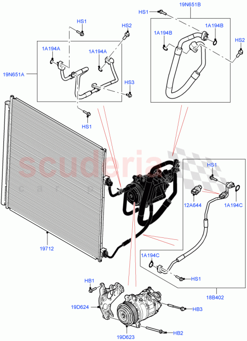 Part Diagram for Land Rover LR159435