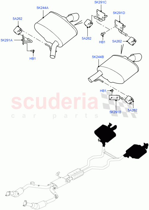 Part Diagram for Land Rover LR054764