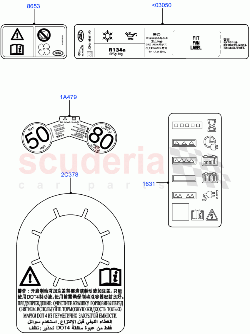 Part Diagram for Land Rover LR138405