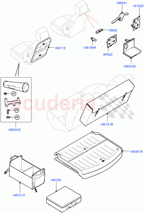Part Diagram for Land Rover VPLRS0389