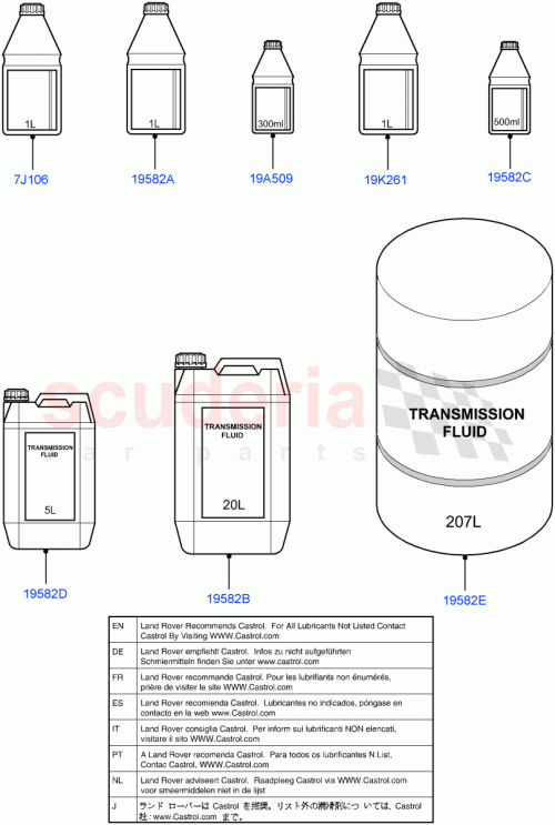Part Diagram for Land Rover LR132275