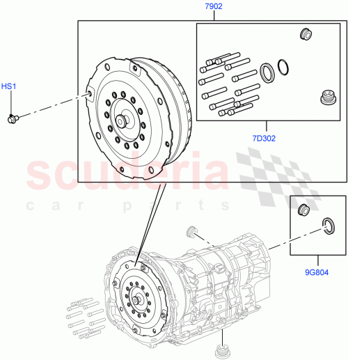 Part Diagram for Land Rover LR023327