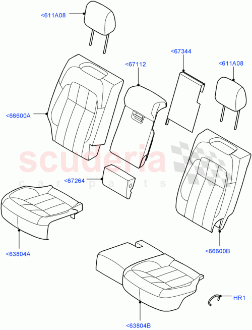 Part Diagram for Land Rover LR106542