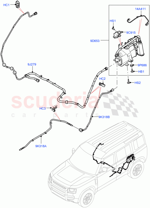 Part Diagram for Land Rover LR159036