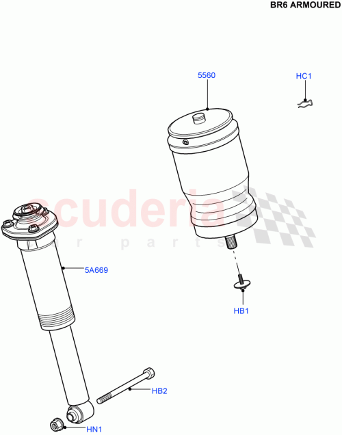 Part Diagram for Land Rover RYC000010