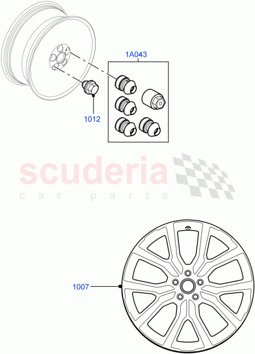 Part Diagram for Land Rover VPLCW0141