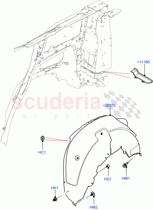 Part Diagram for Land Rover LR146651
