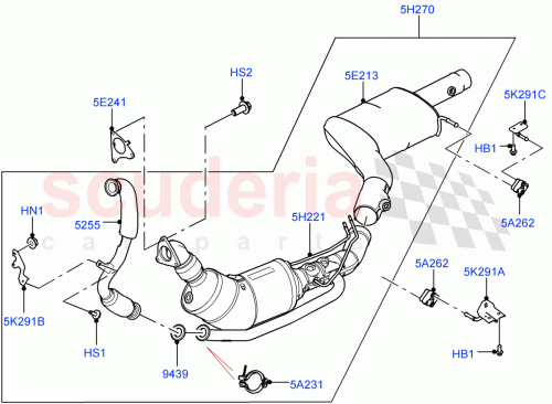 Part Diagram for Land Rover LR072199
