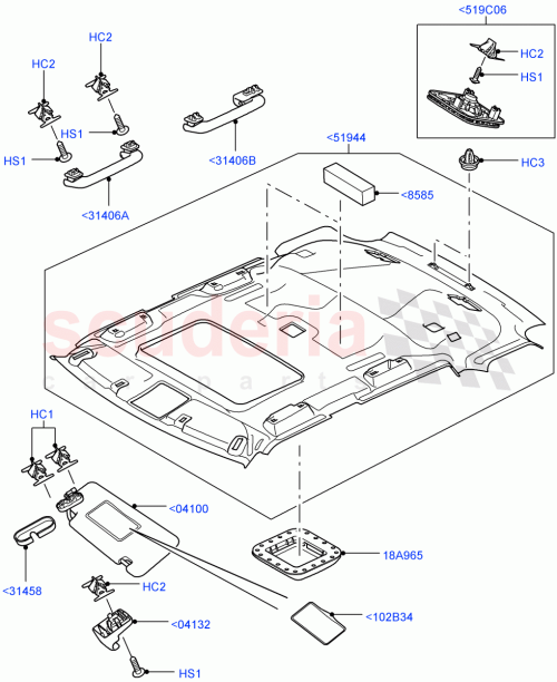 Part Diagram for Land Rover LR029940